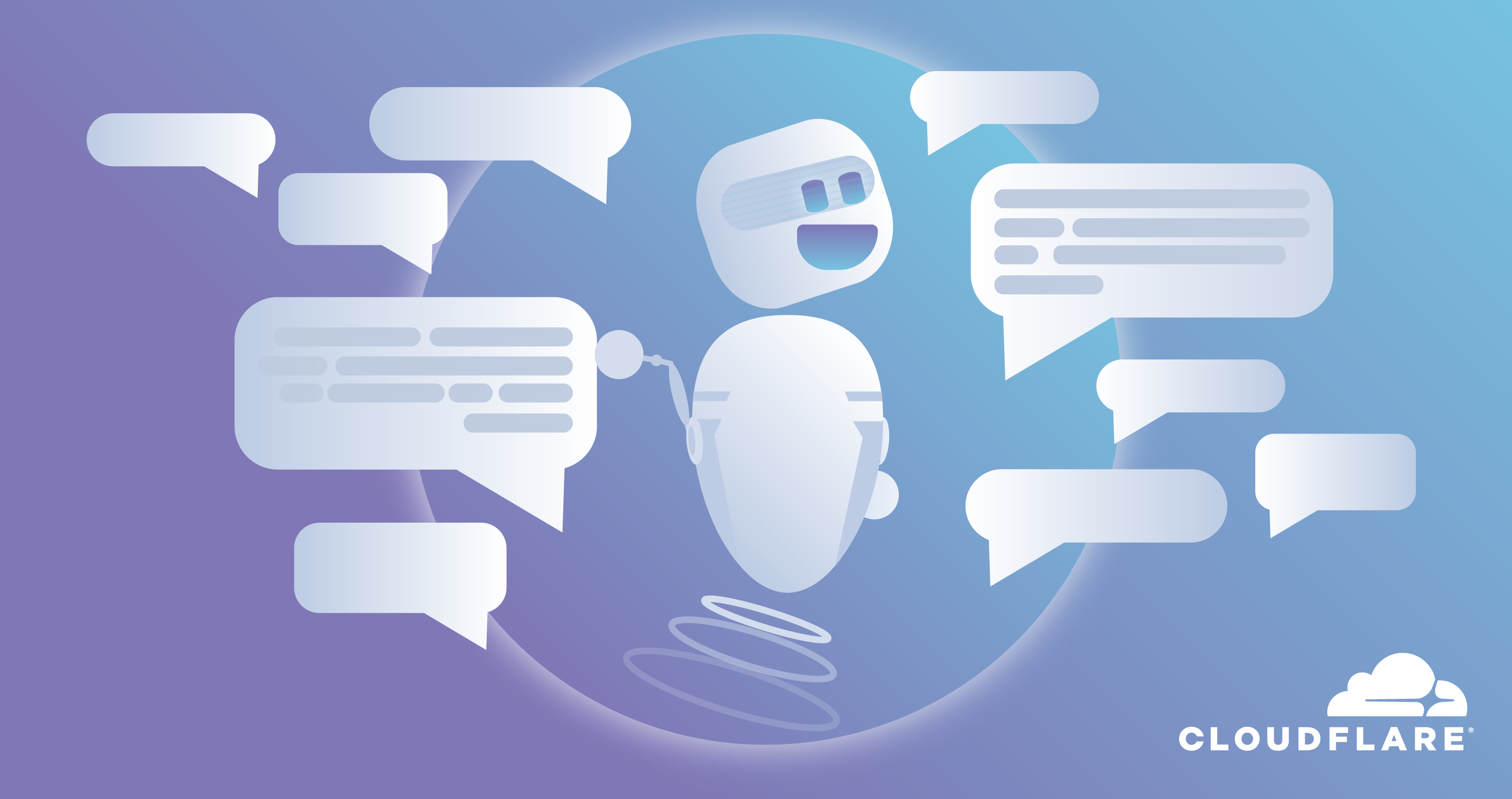 Chatbot mit Sprechblasen